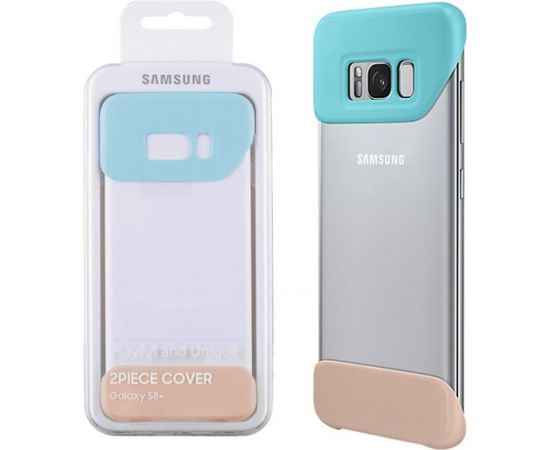 Samsung EF-MG955CMEGWW 2 Piece Oriģināls Aizmugures Maks No Divam Daļam priekš Samsung G955 Galaxy S8 Plus Zils / Brūns