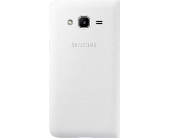 Samsung EF-WJ120PW Оригтнальный Супер тонкий Чехол-Книжка J120F Galaxy J1 (2016) Белый (EU Blister)