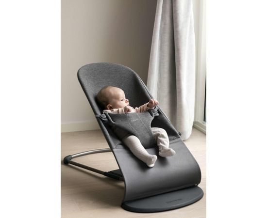 Babybjorn BABYBJÖRN šūpuļkrēsls Bliss Charcoal Grey 3D Jersey Šūpuļkrēsli