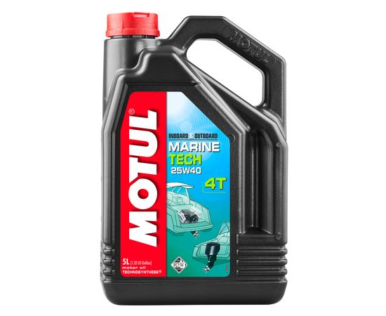 Motul MarineTech 4T 25W40 5L NMMA FC-W inboard