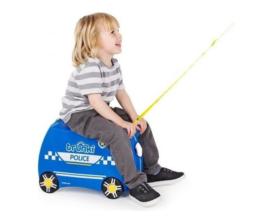 TRUNKI Детский чемодан на колесах Percy the Police Car TRU-0323 + наклейки