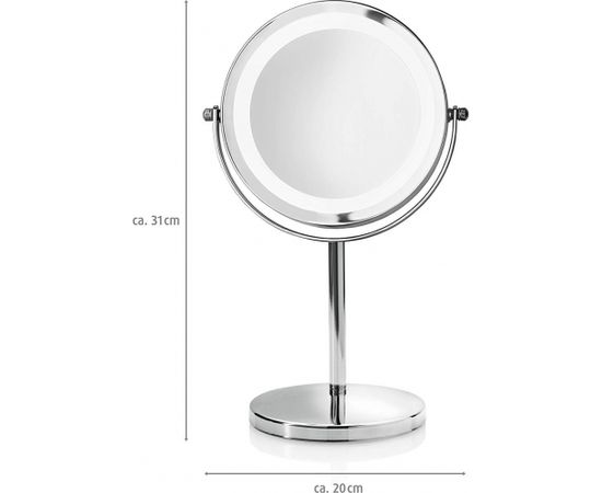 Medisana High-quality chrome finish,  CM 840  2-in-1 Cosmetics Mirror, 13 cm