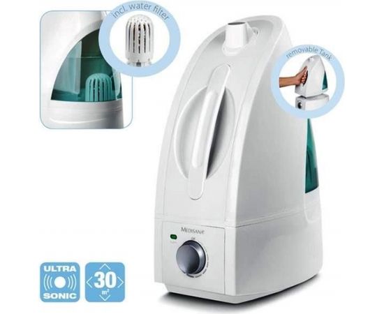 Medisana Air Humidifier  AH 660 30 W, Suitable for rooms up to 30 m², White