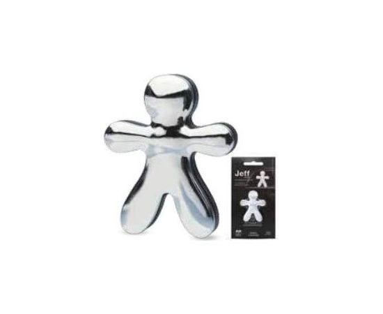 Mr&Mrs Jeff Scent for Car, Chrome Silver, Sandal and Incense