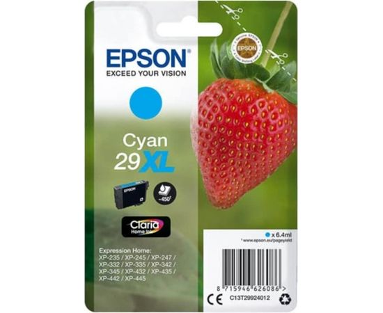 Epson Singlepack Cyan 29XL Claria Home Ink