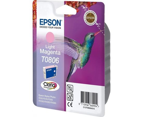 Epson T0806 Light Magenta Photographic Ink Cartridge