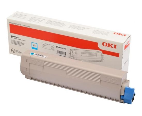 OKI Cyan C833/843 10K Toner