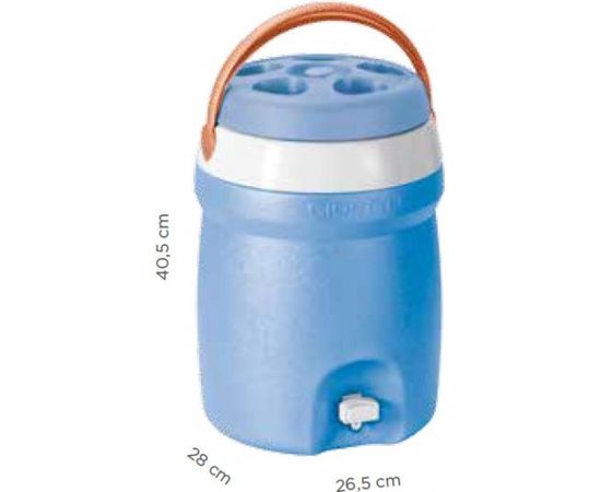 Gio`style Termoss 10,75L Fiesta 10 zils/oranžs