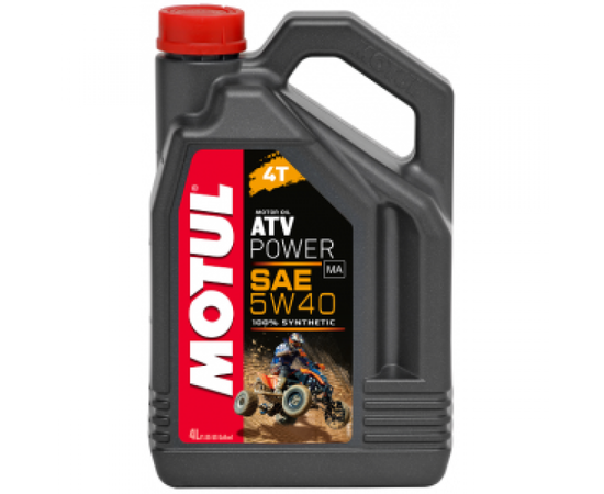 Motul ATV Power 4T kvadracikliem sintētika 5W40 4L 4T četrtaktu eļļas