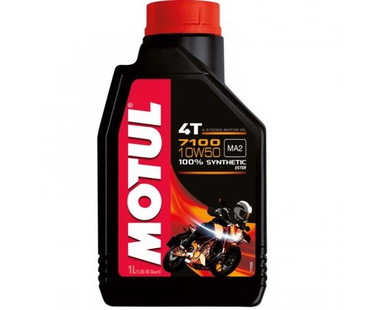 Motul 7100 4T 10W50 sintētika 1L eļļa 4 taktu motociklu dzinējiem