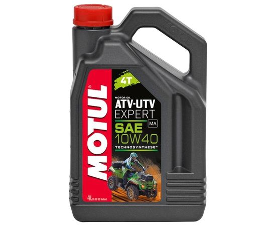 Motul ATV-UTV Expert 4T kvadracikliem pussintētika 10W40 4L