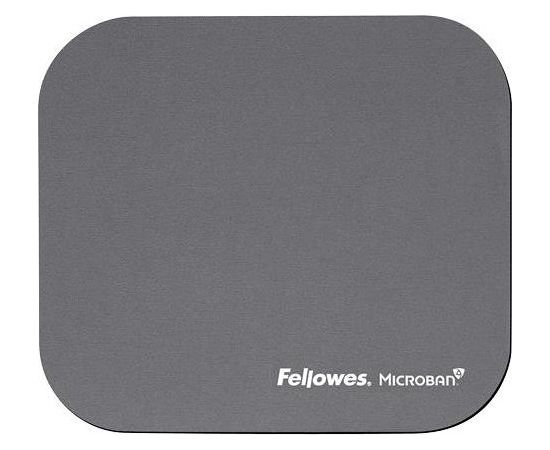 MOUSE PAD MICROBAN/SILVER 5934005 FELLOWES