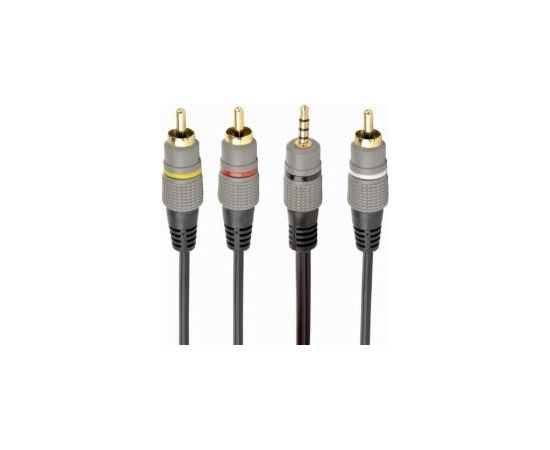 Gembird 3.5 mm 4-pin to RCA audio-video cable 1.5 m