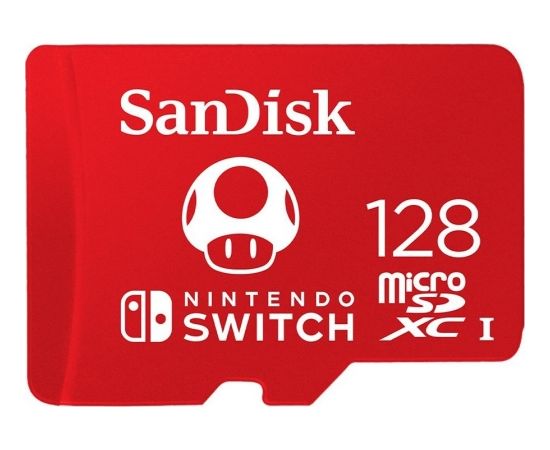 SANDISK 128GB microSDXC UHS-I Card for Nintendo Switch