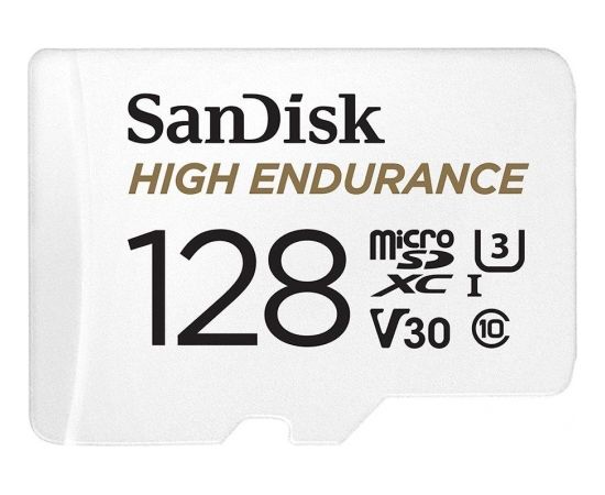 SANDISK 128GB MAX ENDURANCE microSDHC Card with Adapter