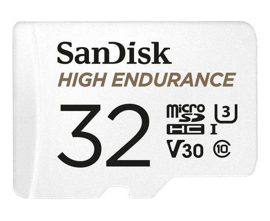 SANDISK 32GB MAX ENDURANCE microSDHC Card with Adapter