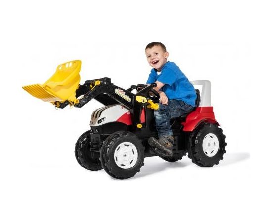 Rolly Toys Traktors ar pedāļiem rollyFarmtrac Steyr 6300 Terrus CVT ar noņemāmo kausu 710041 ( 3 - 8 gadiem) Vācija