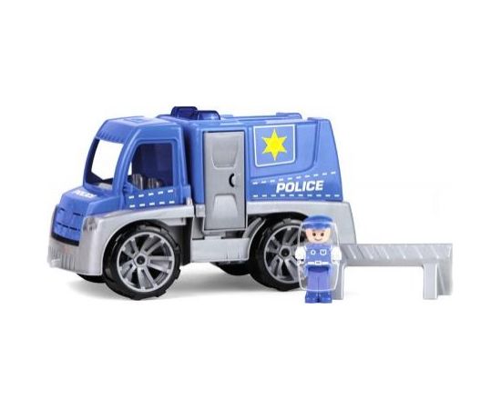 Lena Policijas mašīna ar cilvēciņu un barjeru Truxx 29 cm Čehija L04455 kastē