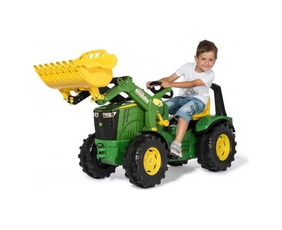 Rolly Toys Трактор педальный rollyX-Trac Premium John Deere 8400R с ковшом 651047  (3 -10 лет) Германия