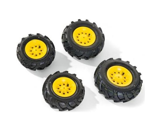 Rolly Toys Колеса с резиновыми надувными шинами для тракторов rollyTrac Air Tyres 4 gab. 409860 Германия