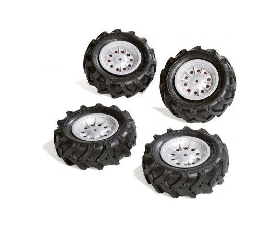 Rolly Toys Riteņi ar gumijas piepūšamam riepam traktoriem rollyTrac Air Tyres 4 gab. 409181  Vācija