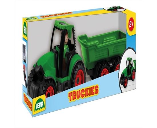 Трактор с прицепом Lena Truckies L01625 38 cm (в коробке)