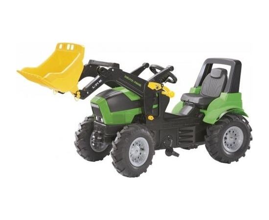 Rolly Toys Traktors ar pedāļiem rollyFarmtrac Deutz Agrotron 7250 TTV ar noņemāmo kausu un piepūš. riteņ. 710133 ( 3 - 8 gadiem) Vācija