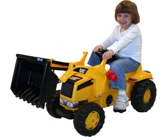 Rolly Toys Pedāļu traktors ar kausu  un piekabi Rolly Kid CAT 023288  (2,5-5 gadiem) Vācija