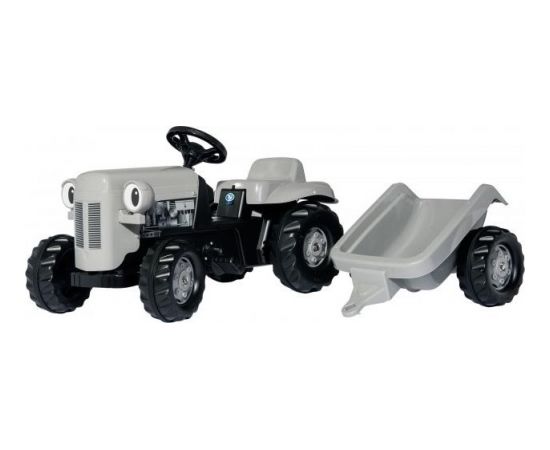 Rolly Toys Педальный трактор Rolly KID Little Grey Fergie с прицепом (2,5-5 лет ) 014941 Германия