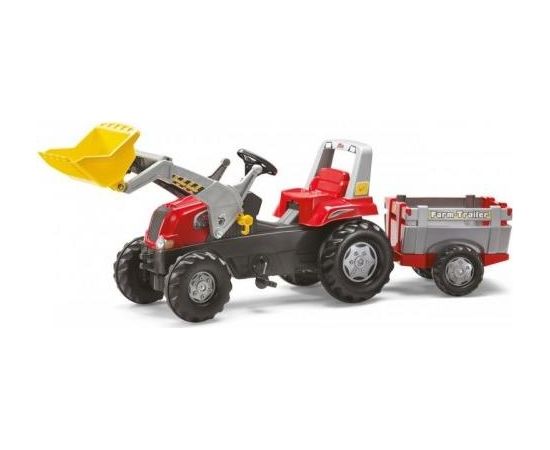 Rolly Toys Трактор педальный rollyJunior RT с прицепом и ковшом  (3-8 лет) 811397 Германия