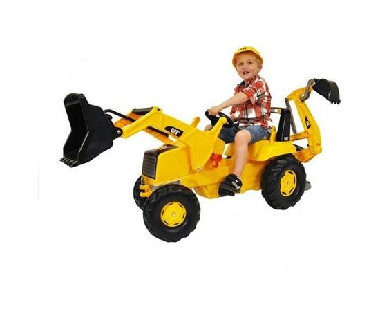 Rolly Toys Pedāļu traktors ar diviem kausiem rollyJunior CAT (3-8 gadiem) 813001