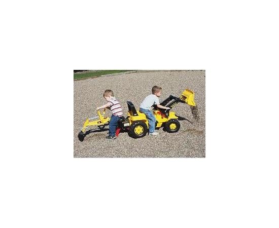 Rolly Toys Pedāļu traktors ar diviem kausiem rollyJunior CAT (3-8 gadiem) 813001