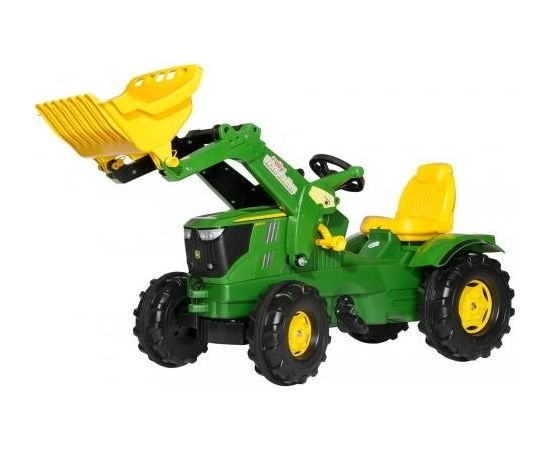 Rolly Toys Трактор педальный с ковшом  rollyFarmtrac  John Deere 6210R (3-8 лет) Германия 611096