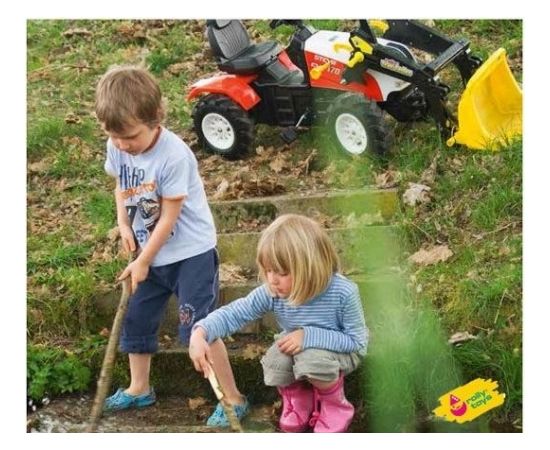 Rolly Toys Трактор педальный с ковшом  rollyFarmtrac  Steyr 6240 CVT (надувные колеса) (3-8 лет)  046331