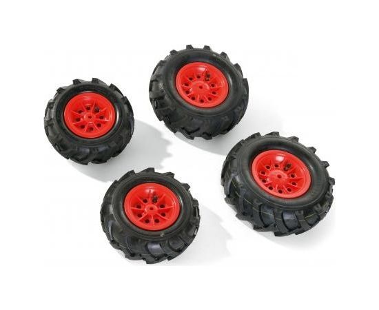 Rolly Toys Riteņi ar gumijas piepūšamam riepam traktoriem rollyTrac Air Tyres 4 gab. 409853 Vācija