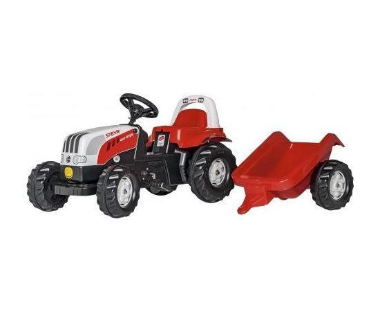 Rolly Toys Traktors ar pedāļiem un piekabi Rolly Kid Steyr 6165 CVT 012510  (2,5-5 gadiem ) 012510 Vācija