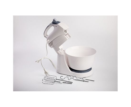 Hand Mixer Adler AD 4202 White, Hand Mixer, 300 W, Number of speeds 5, Shaft material Stainless steel