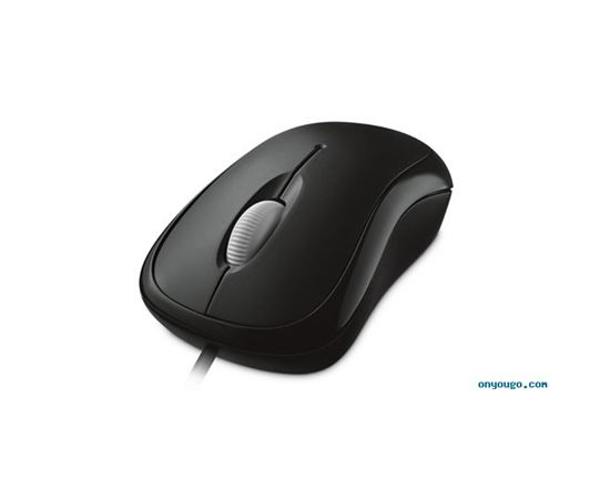 Microsoft 	4YH-00007 Basic Optical Mouse for Business 1.83 m, Black, USB