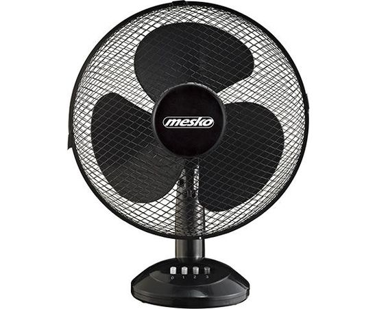 Mesko Fan MS 7310 Table Fan, Number of speeds 3, 45 W, Oscillation, Diameter 40 cm, Black