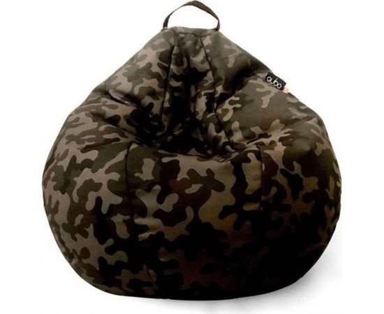Qubo Comfort 90 Camouflage Pop Augstas kvalitātes krēsls Bean Bag