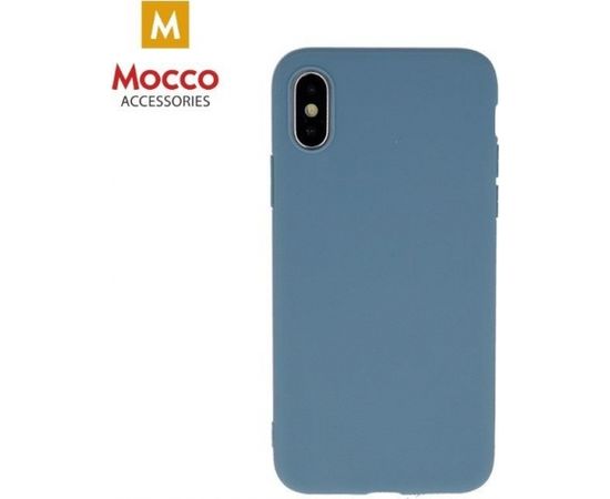 Mocco Ultra Slim Soft Matte 0.3 mm Matēts Silikona Apvalks Priekš Apple iPhone 11 Pro Gaiši Zils