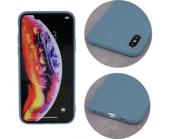 Mocco Ultra Slim Soft Matte 0.3 mm Matēts Silikona Apvalks Priekš Apple iPhone 11 Pro Gaiši Zils