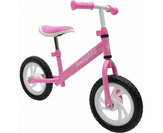 Skrejritenis Bimbo Bike 12'', rozā/balts