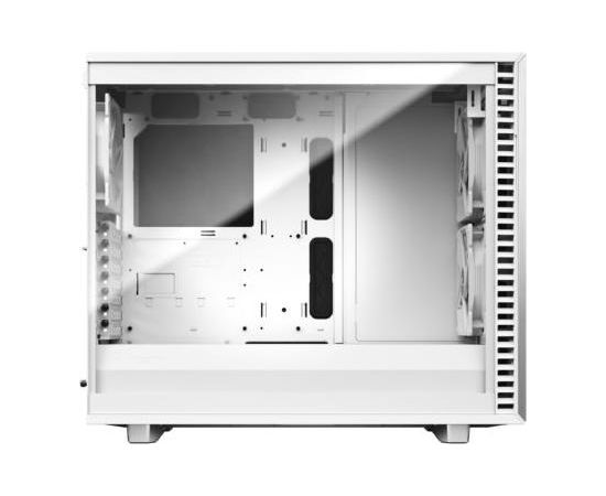 Fractal Design Define 7 TG Clear Tint Side window, White, E-ATX, Power supply included No