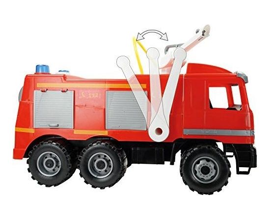 Liela ugunsdzēsēju mašīna LENA MAXI ar ūdens pumpi, 64cm, slodze 100kg (kastē)  L02058