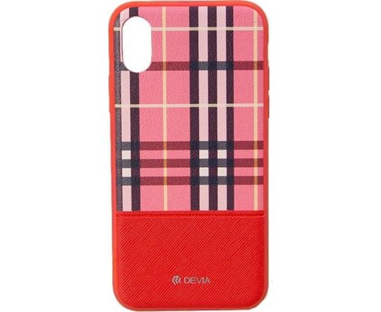 Devia Lattice Силиконовый Чехол для Apple iPhone X / XS Красный