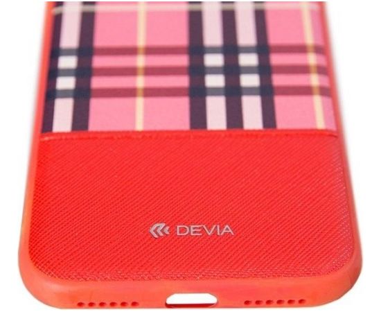 Devia Lattice Силиконовый Чехол для Apple iPhone X / XS Красный