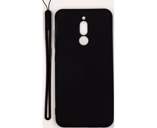 Evelatus  
       Xiaomi  
       Redmi 8 Soft Touch Silicone Case with Strap 
     Black