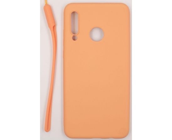 Evelatus  
       Huawei  
       P30 Lite Soft Touch Silicone Case with Strap 
     Pink