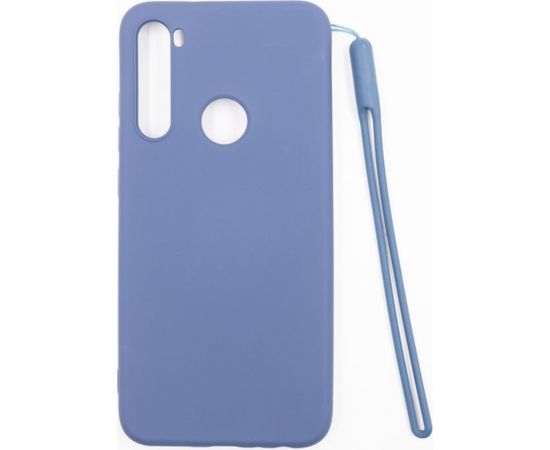 Evelatus  
       Xiaomi  
       Redmi Note 8 Soft Touch Silicone Case with Strap 
     Dark Blue